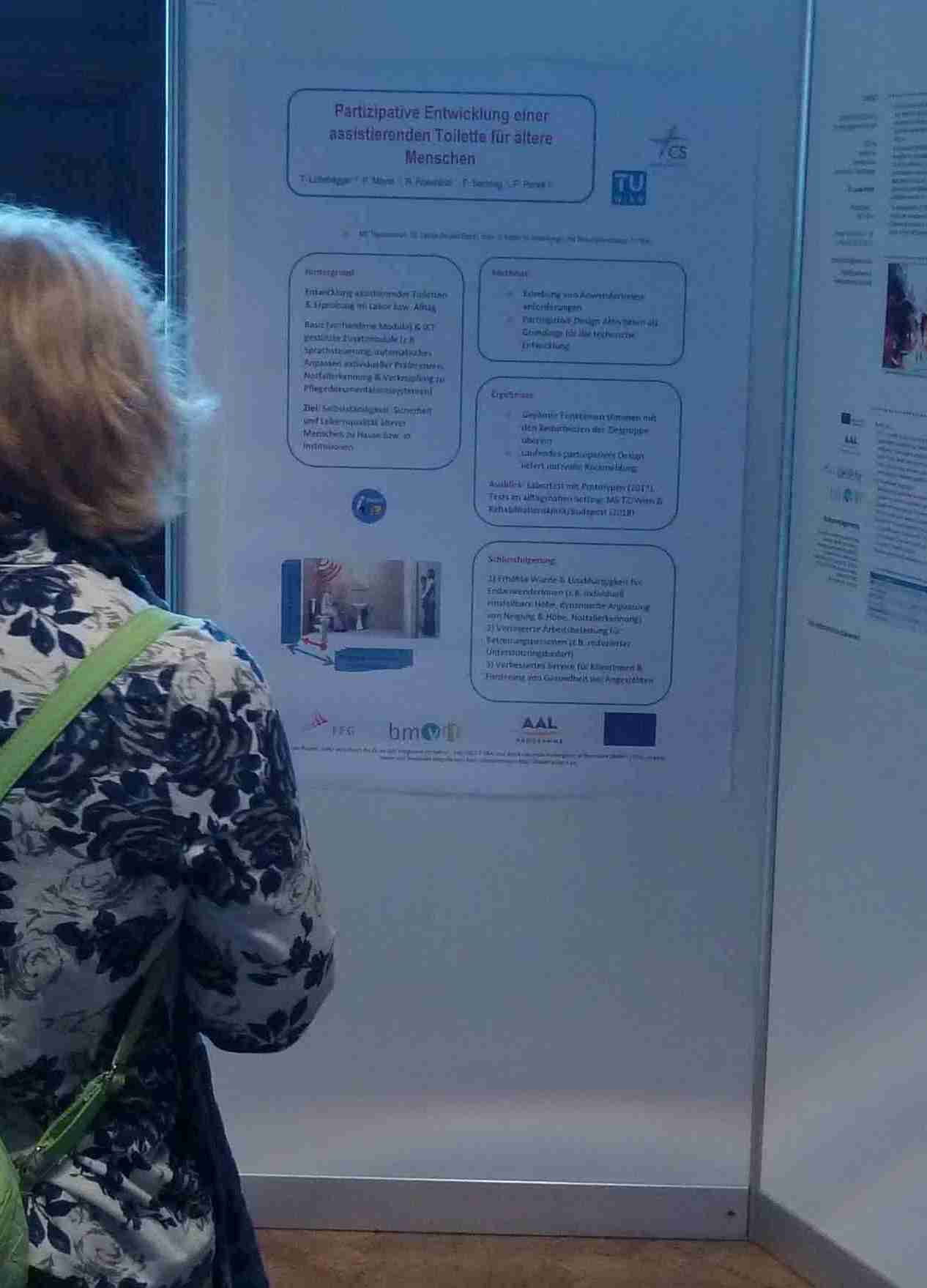 poster about iToilet at Geriatriekongress